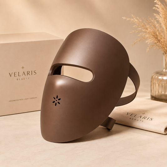 Velaris Máscara LED Facial – Terapia de Luz Roja para una Piel Clara y Joven